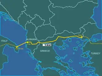 Image illustrative de l’article Gazoduc trans-adriatique
