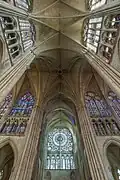 Le plafond du transept de la cathédrale Saint-Pierre.