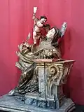 Statue du XVIIIe&nbsp;siècle dans une église de Séville (Espagne).