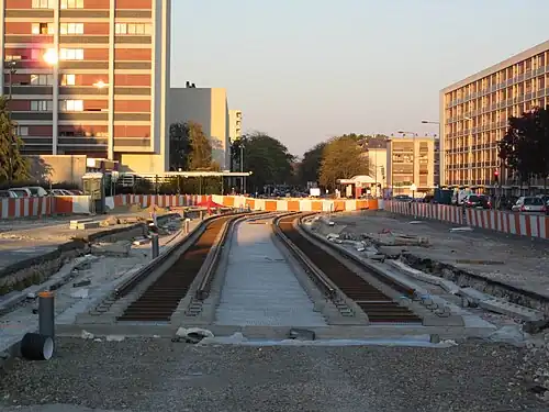 Entrée ouest du quartier Sanitas.