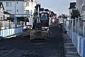 Travaux sur la plate-forme rue Victor-Lépine janvier 2018