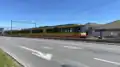 Automotrice Be 4/8 n°004 en gare de Orbe-Industrie