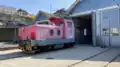 Locomotive Ee n°1 en gare de Orbe