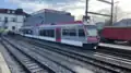 Automotrice ABe 2/6 n°2000 en gare de Yverdon-les-Bains