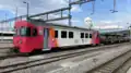 Automotrice Be 4/4 (2e série) n°1 en gare de Yverdon-les-Bains