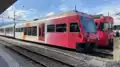 Voiture-pilote Bt n°55 en gare de Yverdon-les-Bains