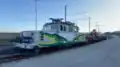 Locomotive Ge 4/4 n°21 (Crocodile) en gare de Vuiteboeuf