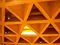Plafond de la galerie d'art de l'université Yale (1951–53).