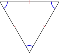 Triangle équilatéral.