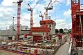 Chantier du futur palais de justice de Paris le 12 juin 2015.
