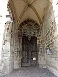 Intérieur du porche.