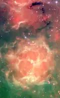 Image en infrarouge vue par le télescope Spitzer