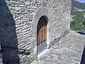 L'entrée de l'église.
