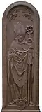 Stèle funéraire de l’abbé Trithème par Tilman Riemenschneider, exposée depuis 1825 dans la collégiale de Neumünster
