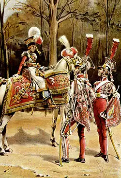 Trompettes et timbaliers des chevau-légers polonais de la Garde