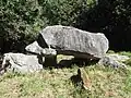 Dolmen de Tronval, vu du Sud