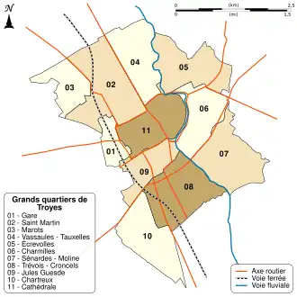 Carte de Troyes