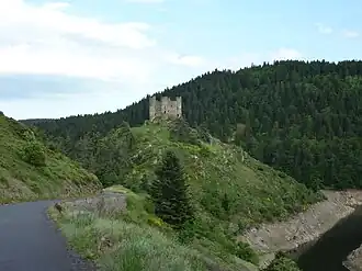 Truyère et château d'Alleuze.