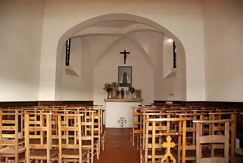 L'intérieur.