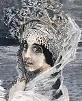 Mikhaïl Vroubel : Nadejda Zabela-Vroubel en princesse cygne, 1900
