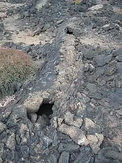 Tube de lave.