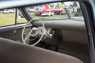 Intérieur d'une réplique de Tucker Torpedo.