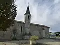 Vue du nord avec le clocher.