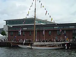 À quai lors de l'Armada 2008 de Rouen.