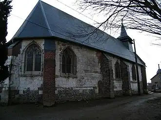 Chevet de l'église.
