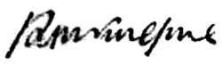 signature de Hovhannès Toumanian