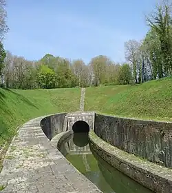 Entrée du tunnel côté aval.