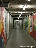Des centaines de fresques ornent les murs du réseau tunnelier.