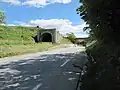 Tunnel-galerie du col Rigat pour le train jaune et RN 116