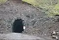 Le tunnel vers Bøur avant qu’une route n'ait été construite.