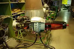 Vue du moteur.