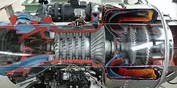 Vue du moteur.