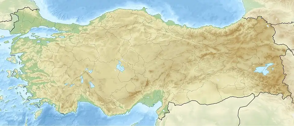 voir sur la carte de Turquie