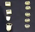 Ornements de ceinture en or, Tonyukuk, Tov, Erdene.