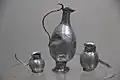 Vaisselle en argent provenant de la tombe de Kul Tigin a Khoshoo Tsaidam.