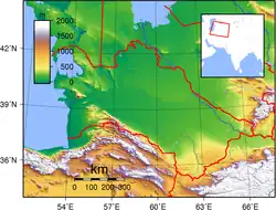 Topographie.