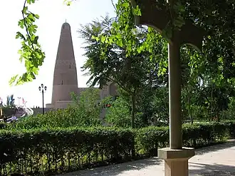 Le minaret de la mosquée d'Emin