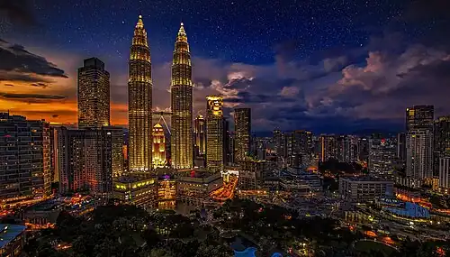 Les tours Petronas.