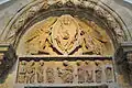 Tympan du XIIe siècle provenant de l'église d'Anzy-le-Duc.