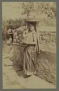 Vendeuse de pain matlouh, Algérie 1860.