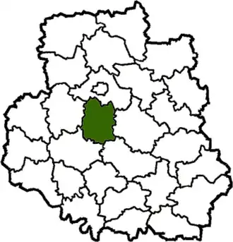 Localisation de Raïon de Tyvriv