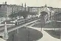 Le métro aérien et le dôme originel de la gare Nollendorfplatz (1902)
