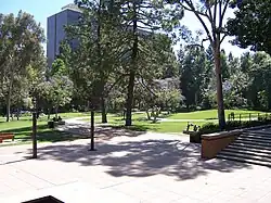 Vue du jardin.