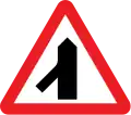 Intersection avec une route non prioritaire