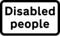 «Personnes handicapées»  Peut être modifié en «Personnes aveugles» ou «Personnes âgées»