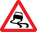Chaussée glissante